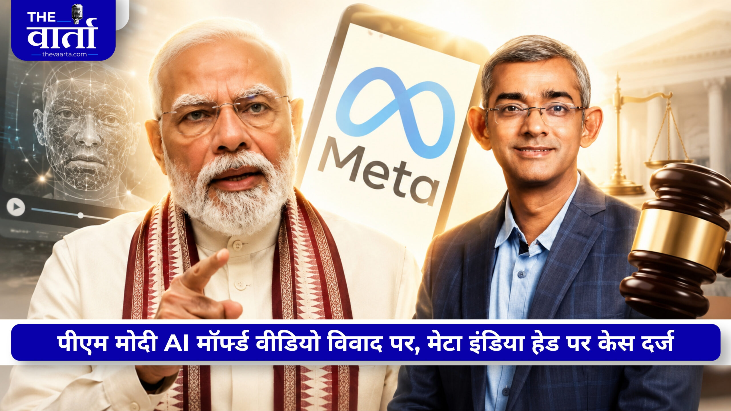 PM Modi के AI मॉर्फ्ड वीडियो पर बड़ा एक्शन: मेटा इंडिया हेड समेत कई पर केस दर्ज