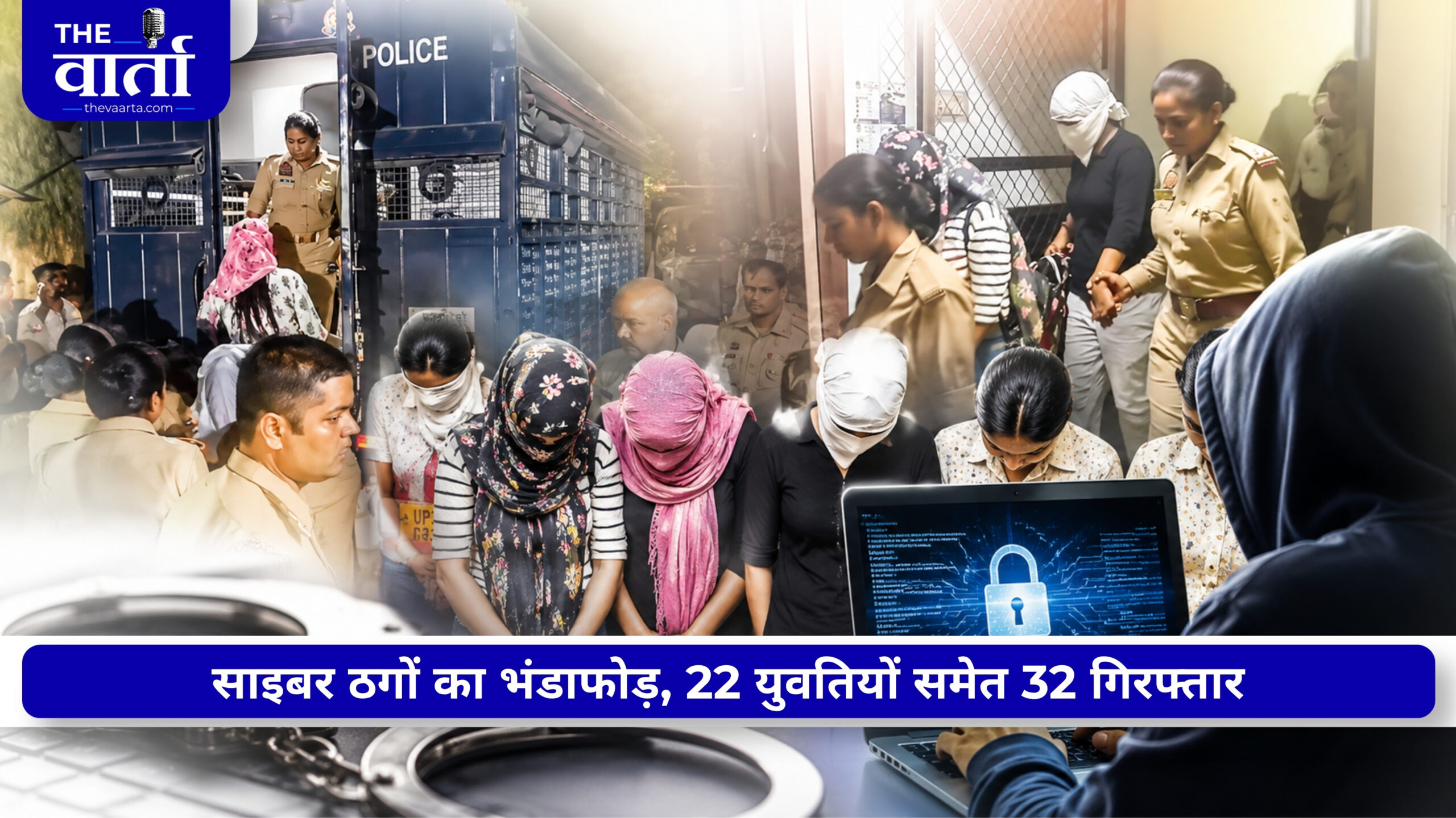 Varanasi: शेयर ट्रेडिंग के नाम पर ठगी! 32 गिरफ्तार