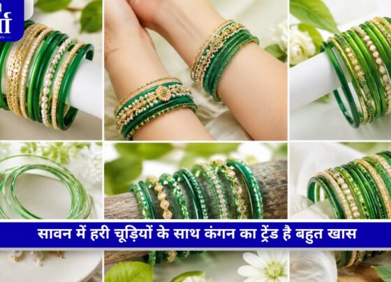 सावन में हरी कांच की चूड़ियों के साथ पहने जाने वाले 6 स्टाइलिश कंगन डिजाइन
