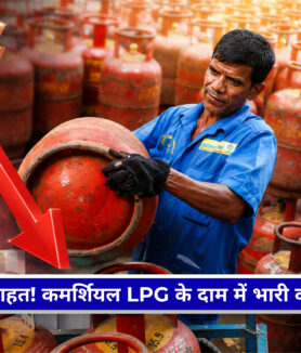LPG कमर्शियल गैस सिलेंडर के नए दाम, 19 किलोग्राम सिलेंडर पर ₹200 से ज्यादा की कटौती