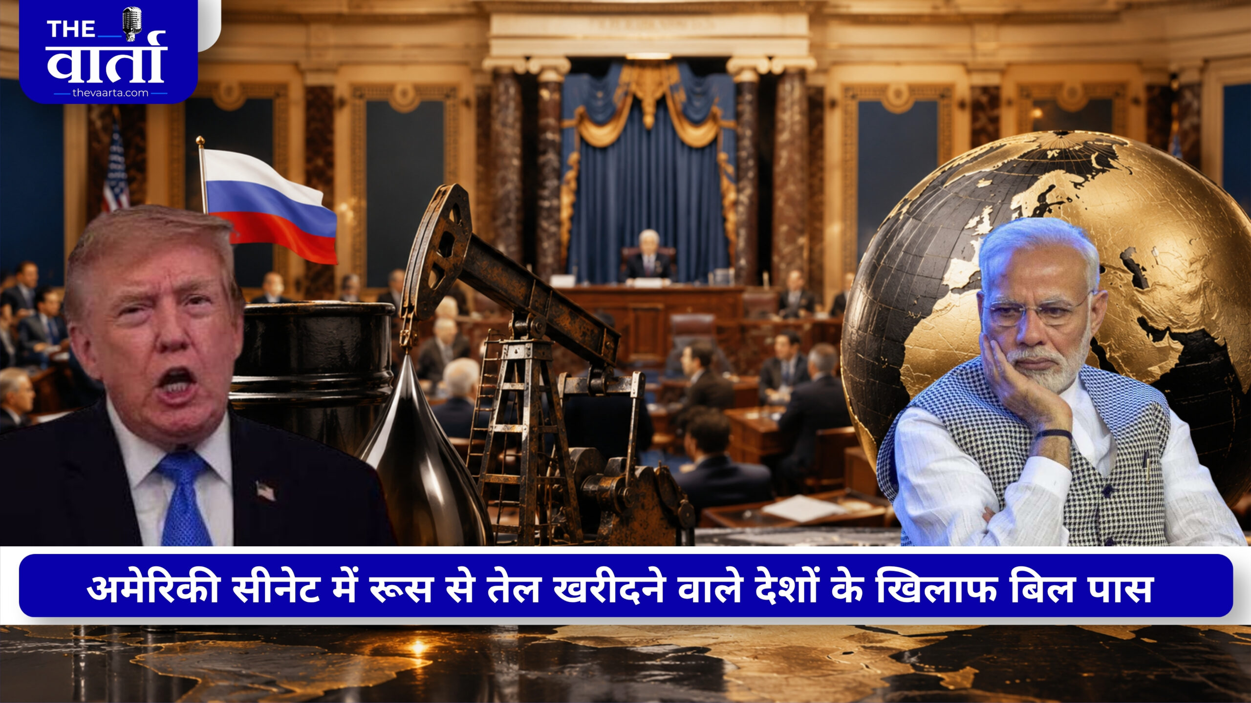 रूस से तेल खरीदना पड़ेगा महंगा, भारत पर लग सकती है 100% टैरिफ
