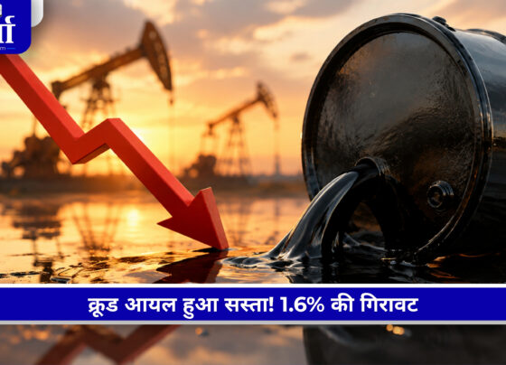 Crude Oil Price में 1.6 फीसदी की गिरावट