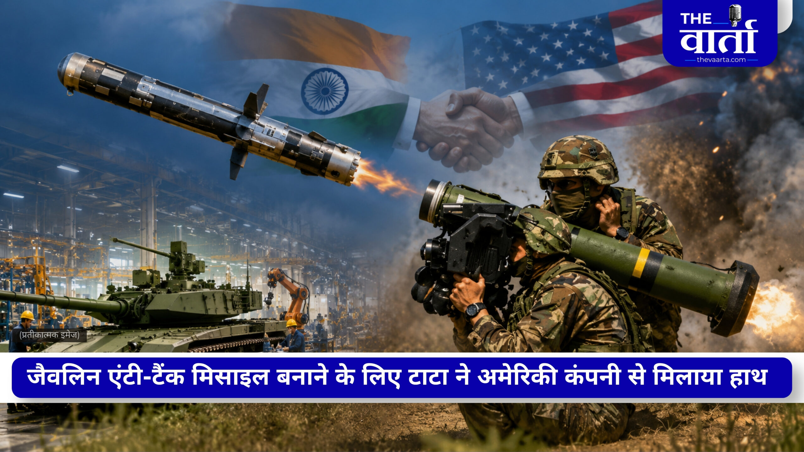 भारतीय डिफेंस में अमेरिका की एंट्री, TATA के साथ मिलकर बनाई जाएगी टैंक विनाशक मिसाइल, जानिए पूरी डील
