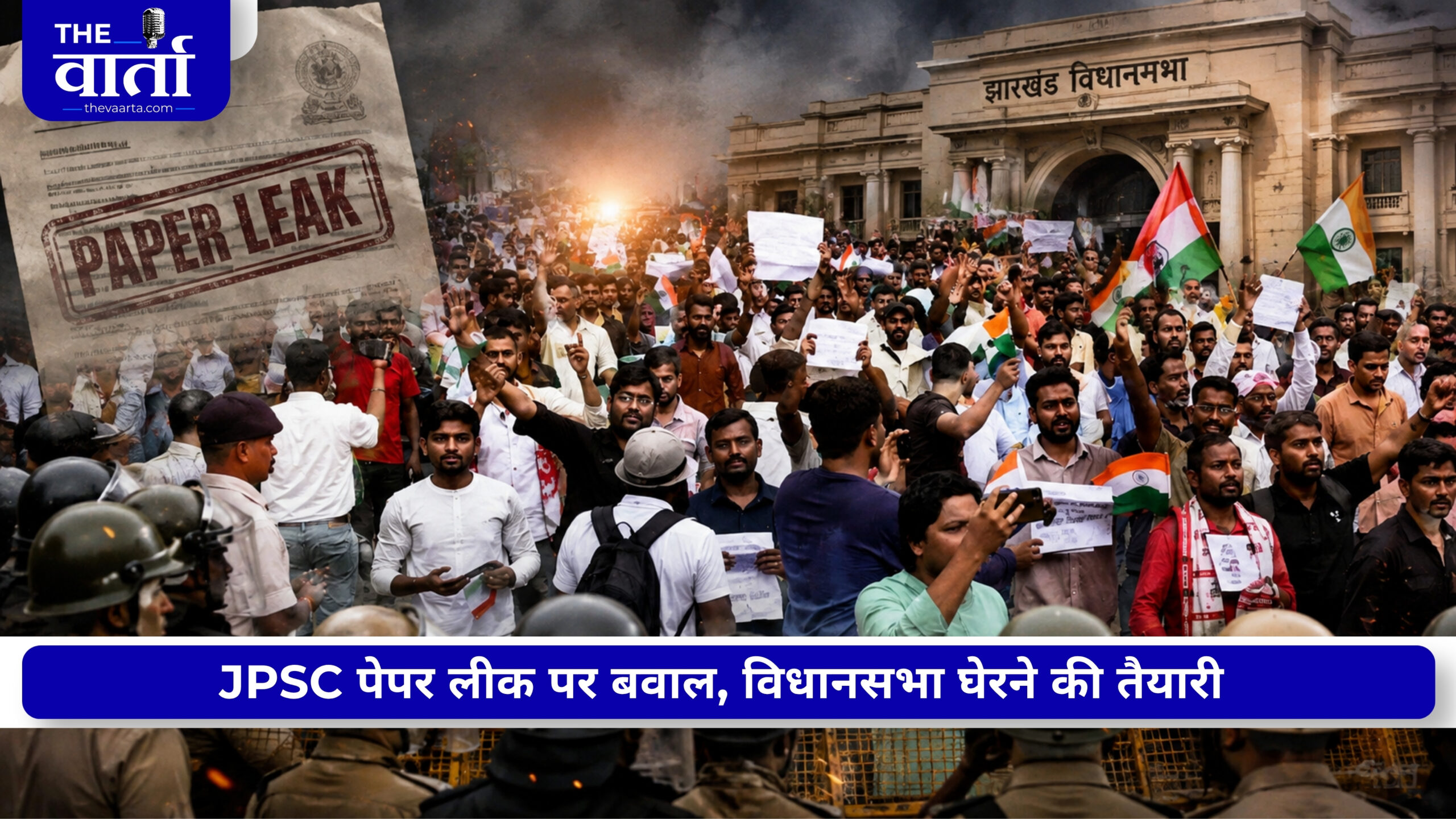 रांची में JPSC विवाद पर छात्रों का आंदोलन तेज, भूख हड़ताल जारी; विधानसभा घेराव की तैयारी से सरकार पर बढ़ा दबाव
