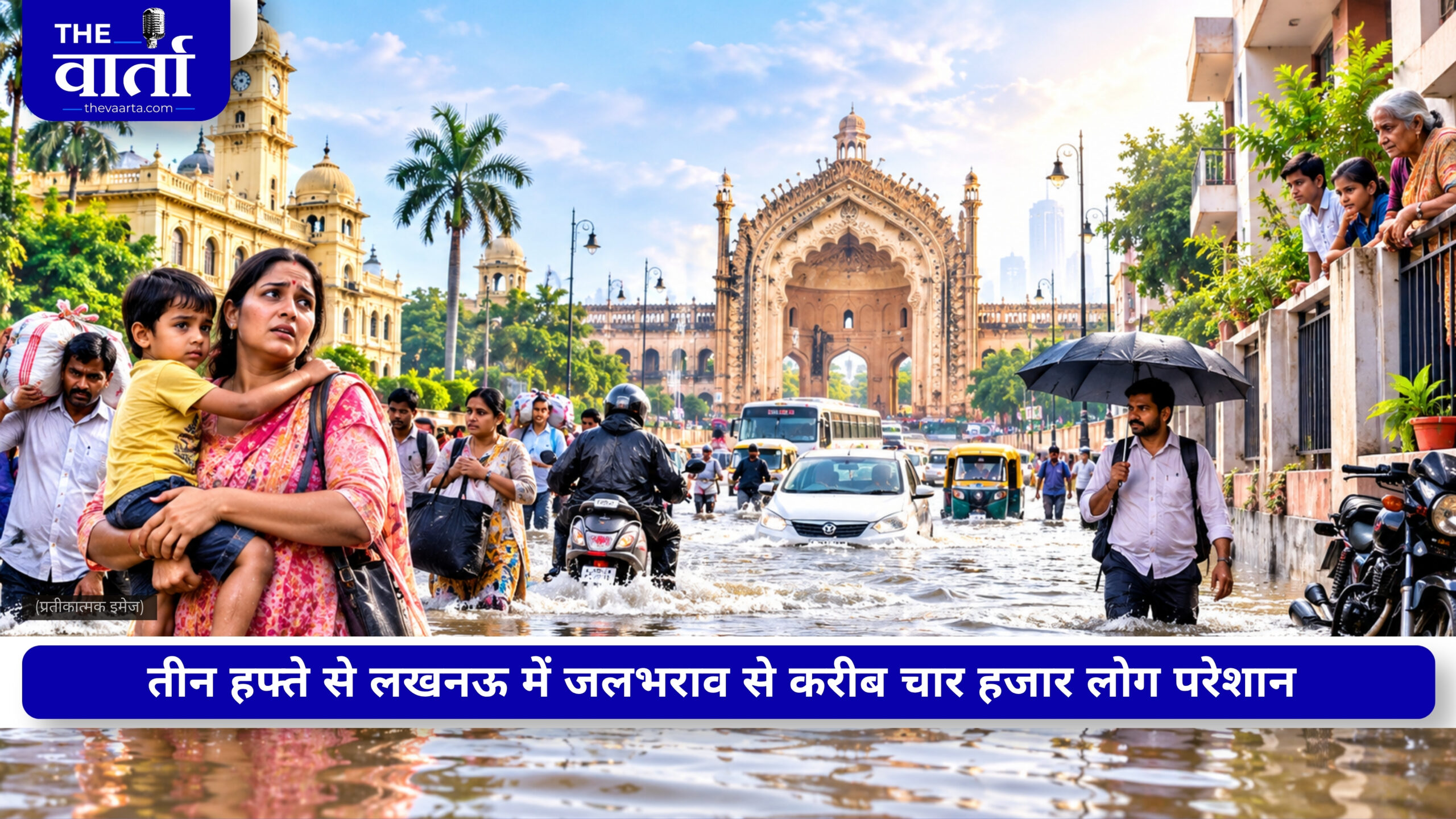 फैजुल्लागंज में बारिश ने बढ़ाई मुश्किल, कई मोहल्ले पानी में डूबे; हजारों लोग प्रभावित