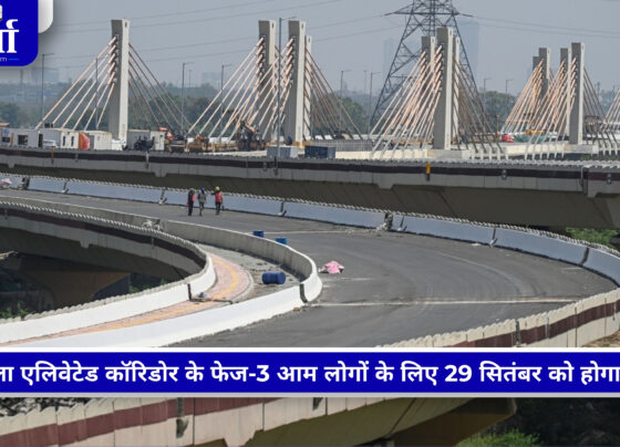 Barapullah Elevated Corridor Phase-3 का सिग्नल फ्री एलिवेटेड कॉरिडोर